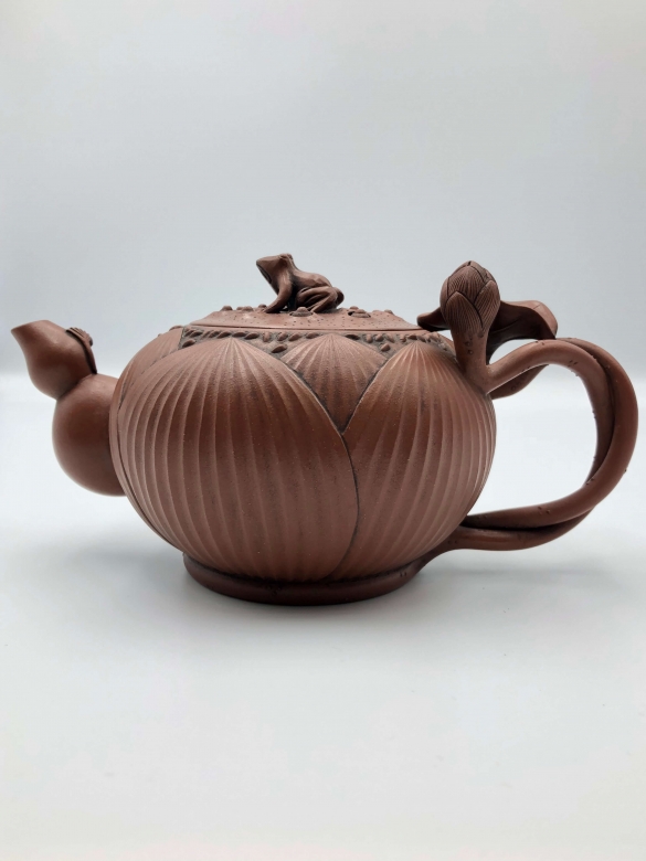 三A珍藏品保證細經青蛙蓮子壺 三A珍藏品保證細經青蛙蓮子壺