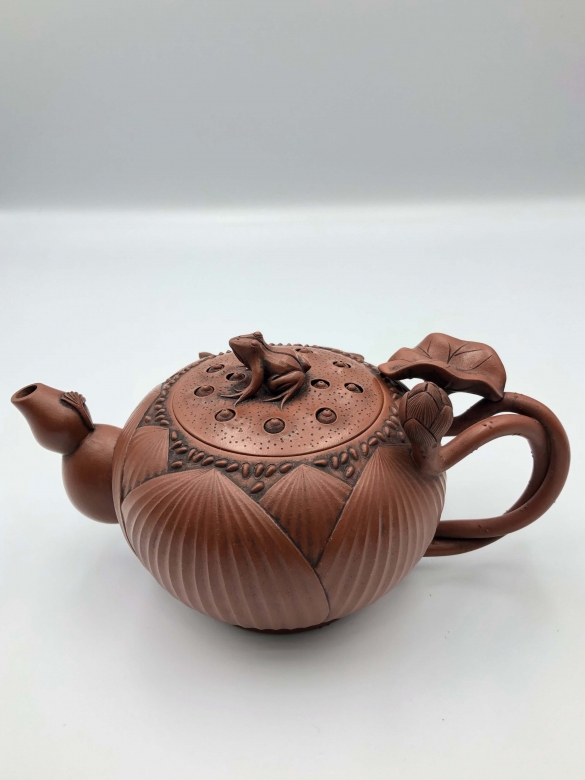 三A珍藏品保證細經青蛙蓮子壺 三A珍藏品保證細經青蛙蓮子壺
